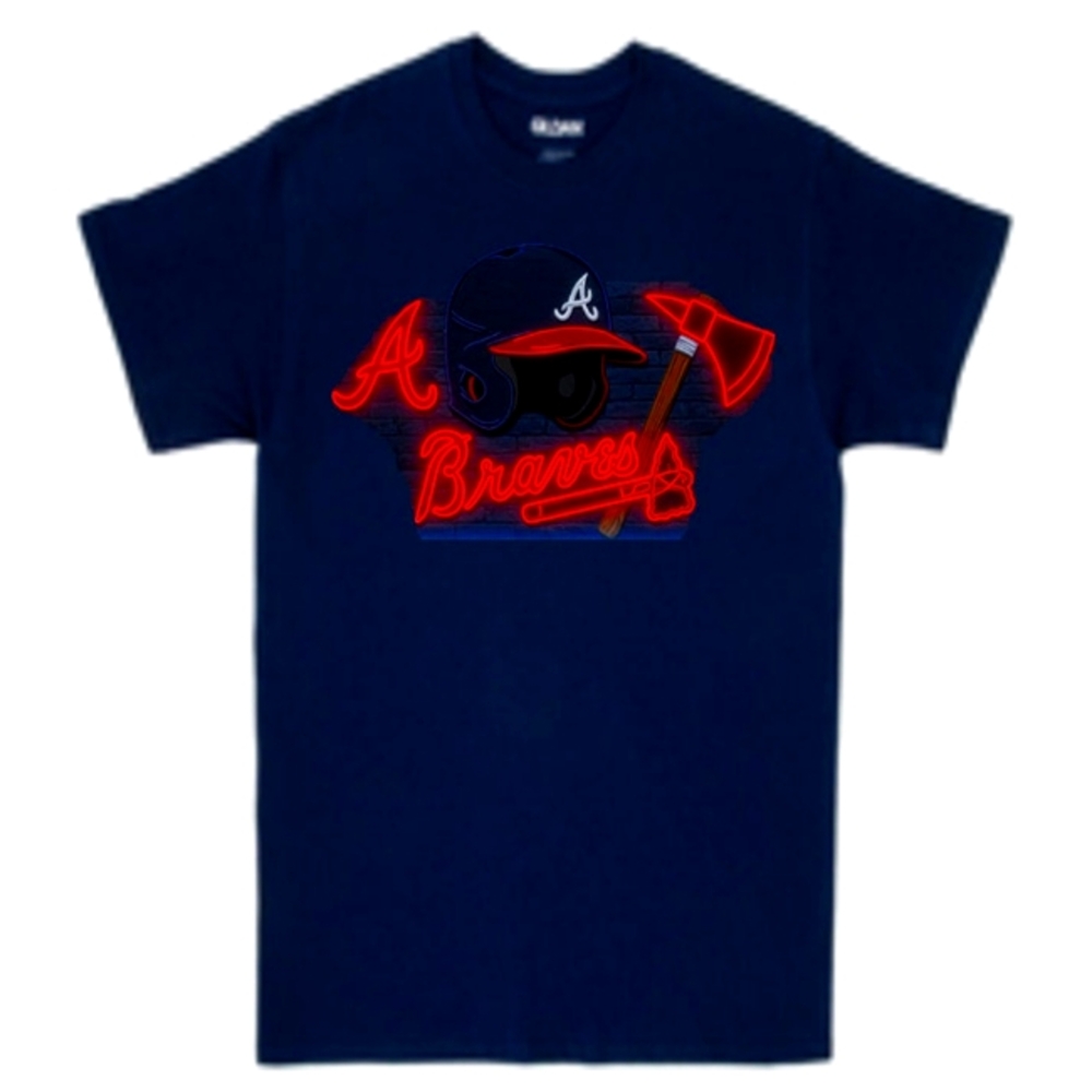 Atlanta Braves Navy T-Shirt (Unisex)